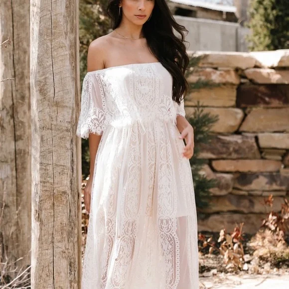 Baltic Born Dresses Baltic Born Caroline Lace Maxi Dress